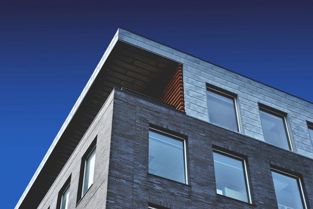 Windowpanes at the building